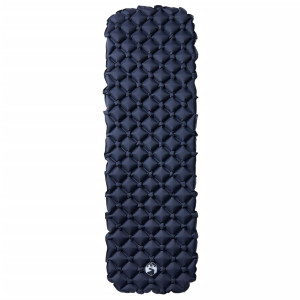 Colchón inflable de camping gris 190x58x6 cm H