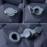 Colchón inflable de camping gris 190x58x6 cm 4
