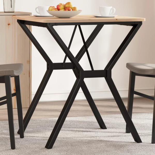 Patas de mesa de comedor estructura Y hierro fundido 60x60x73cm D