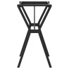 Patas de mesa de comedor estructura Y hierro fundido 80x40x73cm 5