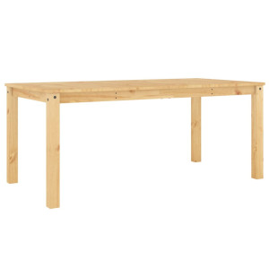 Mesa de comedor Panama madera maciza de pino 180x90x75 cm H