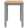 Mesa de comedor Corona madera maciza de pino gris 112x60x75 cm 5