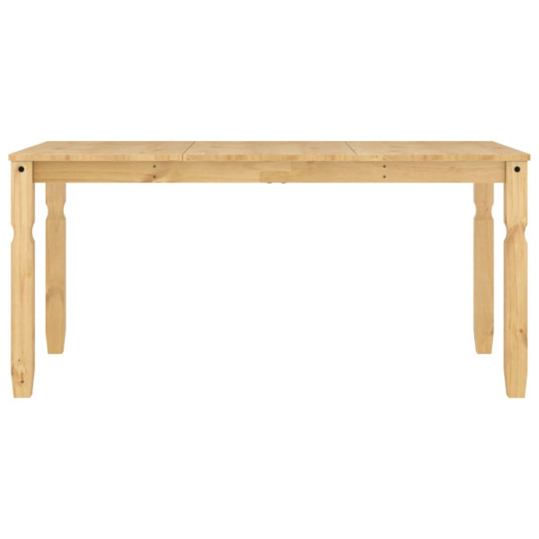 Mesa de comedor Corona madera maciza de pino 160x80x75 cm M 4