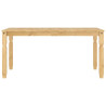 Mesa de jantar Corona 160x80x75 cm madeira de pinho maciça 4