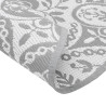 Alfombra de exterior PP gris claro Ø120 cm 5