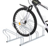 Soporte para 4 bicicletas suelo independiente acero galvanizado 1