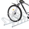 Suporte independente para 6 bicicletas aço galvanizado 1