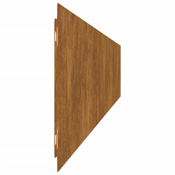 Bordes de césped acero corten flexible 10 piezas 15x103 cm M 5