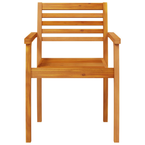Cadeiras de jardim 2 pcs 59x55x85 cm madeira de acácia maciça M 4