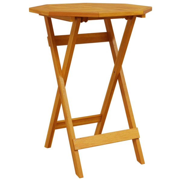 Juego bistró pleglable 3 piezas madera maciza acacia M 3