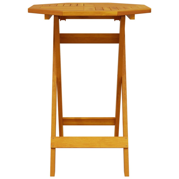 Juego bistró pleglable 3 piezas madera maciza acacia M 4