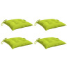 Almofadões de cadeira 4 pcs tecido oxford verde brilhante 3