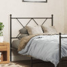 Cabeceira de cama 90 cm metal preto 1