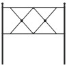 Cabeceira de cama 90 cm metal preto 4