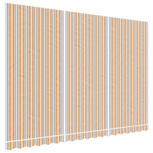 Tecido de substituição para toldo 4.5x3 m riscas multicor H