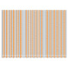 Tela de repuesto de toldo rayas de colores 4.5x3 m 3
