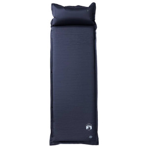 Colchón de camping autoinflable con almohada integrada gris H