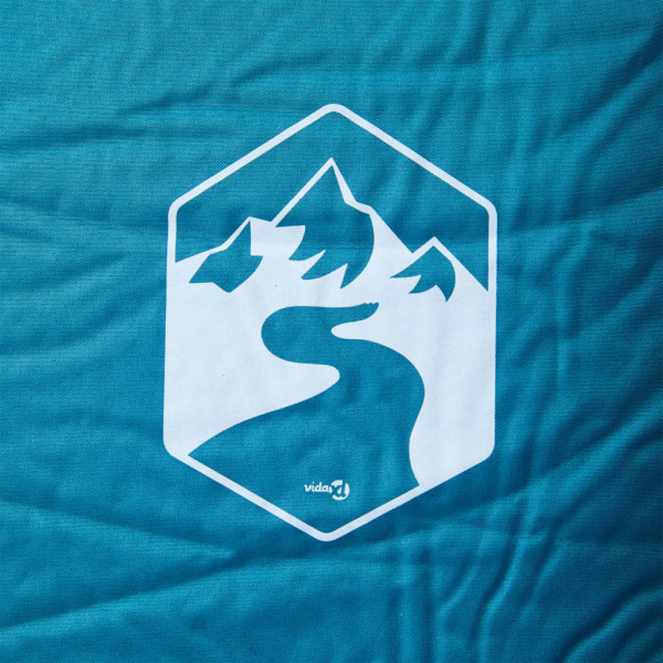 Colchón de camping autoinflable con almohada integrada turquesa M 3