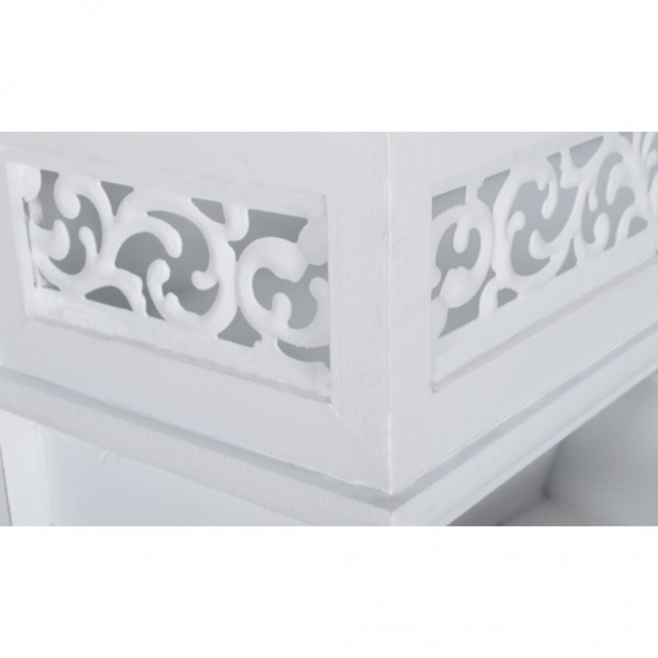 Estante De Pared Con 3 Cajones Blanco M 5