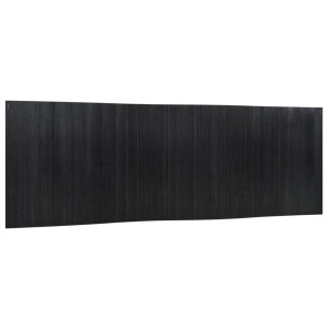Biombo divisor de bambú negro 165x600 cm H