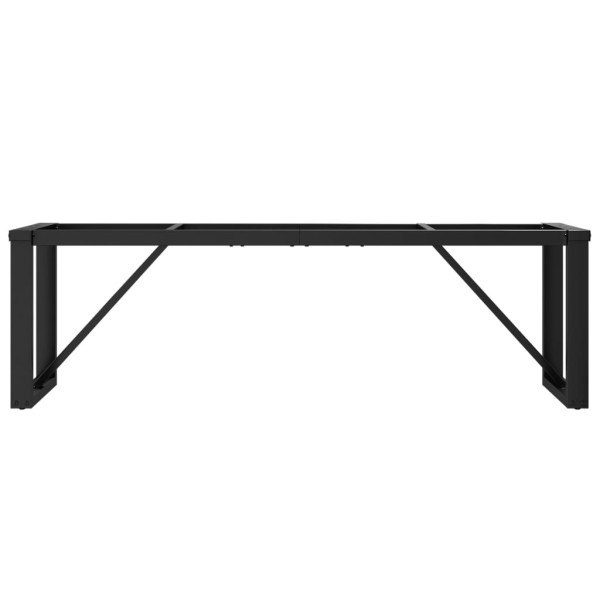 Patas de mesa de centro estructura O hierro fundido 140x30x43cm M 4