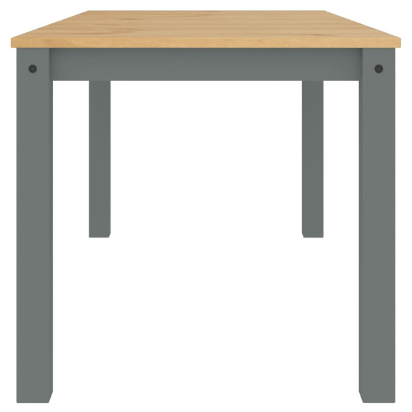 Mesa de comedor Panama madera maciza de pino gris 160x80x75 cm M 5