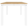Mesa de comedor Panama madera maciza pino blanco 180x90x75 cm 5