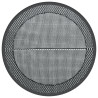 Tapete de exterior Ø120 cm ARAKIL PP cinzento 2