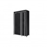 Armario plegable 110x45x175 cm negro 3