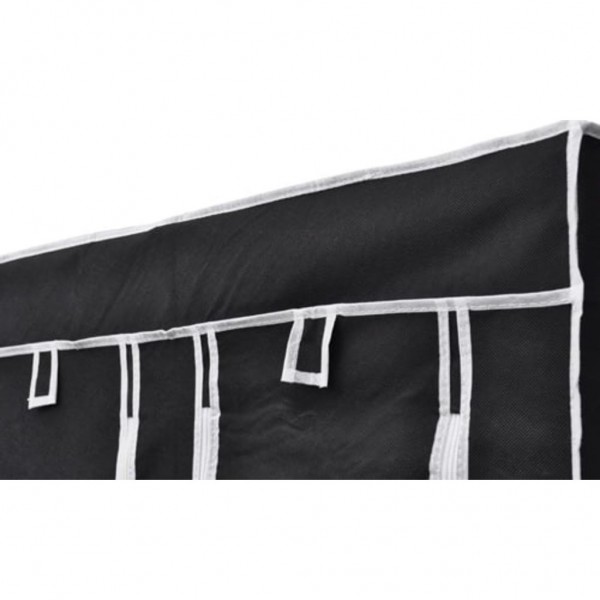 Armario plegable 110x45x175 cm negro M 5