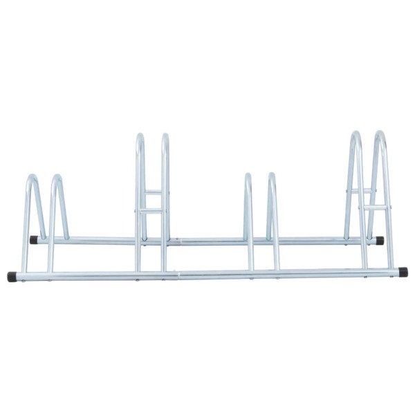 Soporte para 4 bicicletas suelo independiente acero galvanizado M 3