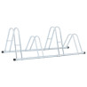 Soporte para 4 bicicletas suelo independiente acero galvanizado 5