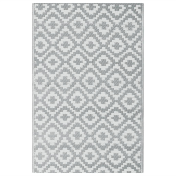 Alfombra de exterior PP gris 190x290 cm M 2