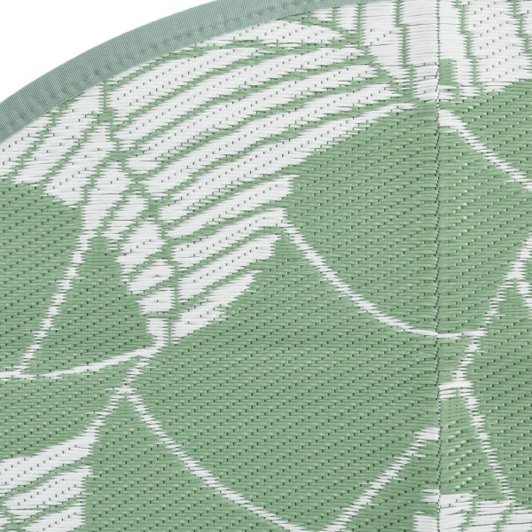 Alfombra de exterior PP verde Ø160 cm M 5