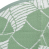 Tapete de exterior Ø160 cm ARAKIL PP Verde 5