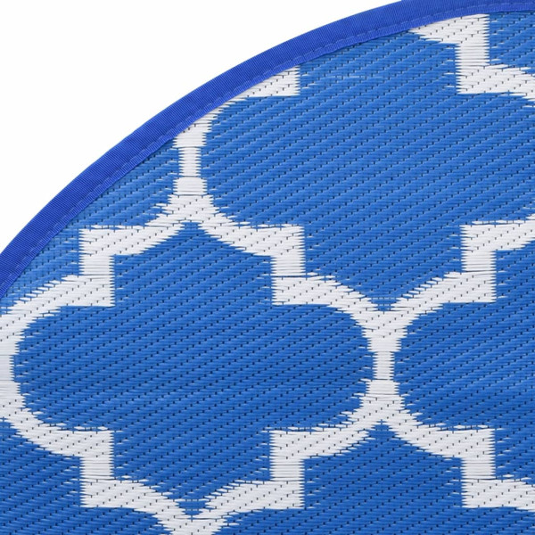 Tapete de exterior Ø200 cm ARAKIL PP Azul M 5