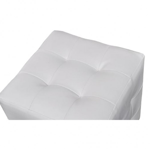 Bancos em cubo 2 pcs branco M 3