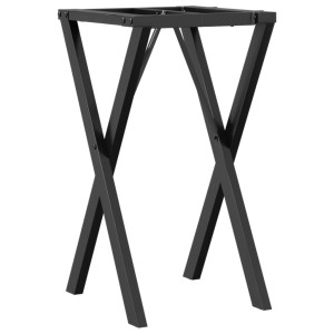 Patas de mesa de comedor estructura X hierro fundido 40x40x73cm H