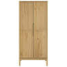 Armario FLORO madera maciza de pino marrón cera 77x53x171 cm 5