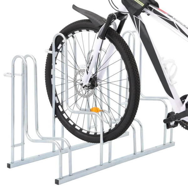 Soporte para 4 bicicletas suelo independiente acero galvanizado M 2
