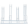 Soporte para 4 bicicletas suelo independiente acero galvanizado 3