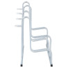 Suporte independente para 4 bicicletas aço galvanizado 4