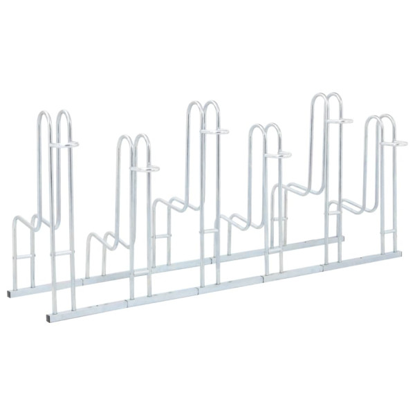 Suporte independente para 6 bicicletas aço galvanizado M 5
