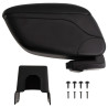 Reposabrazos para coche ABS negro 13x31x(31-44) cm 1