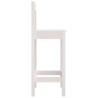 Cadeiras de bar 2 pcs 40x41.5x112 cm pinho maciço branco 5
