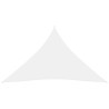 Toldo de vela triangular tela Oxford blanco 6x6x6 m 2