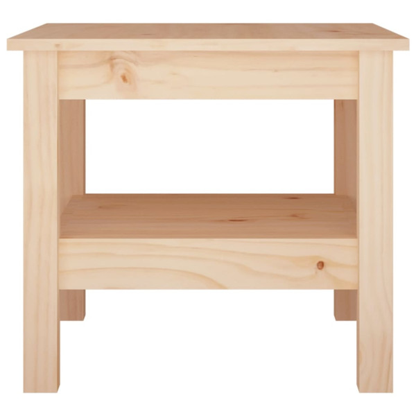 Mesa de centro de madera maciza de pino 45x45x40 cm M 3
