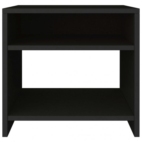 Mesitas de noche 2 uds madera contrachapada negro 40x30x40 cm M 5