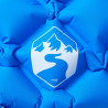 Colchón inflable de camping con almohada integrada azul 3