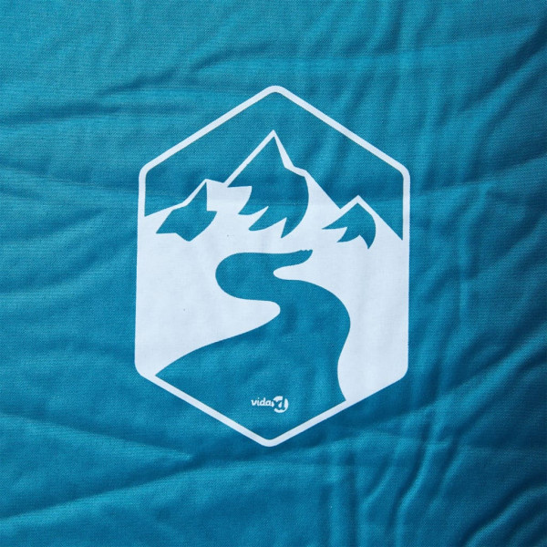 Colchão campismo autoinsuflável c/ almofada 1 pessoa turquesa M 3